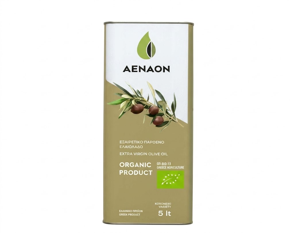 Kalamata organic extra virgin olive oil AENAON (5L)