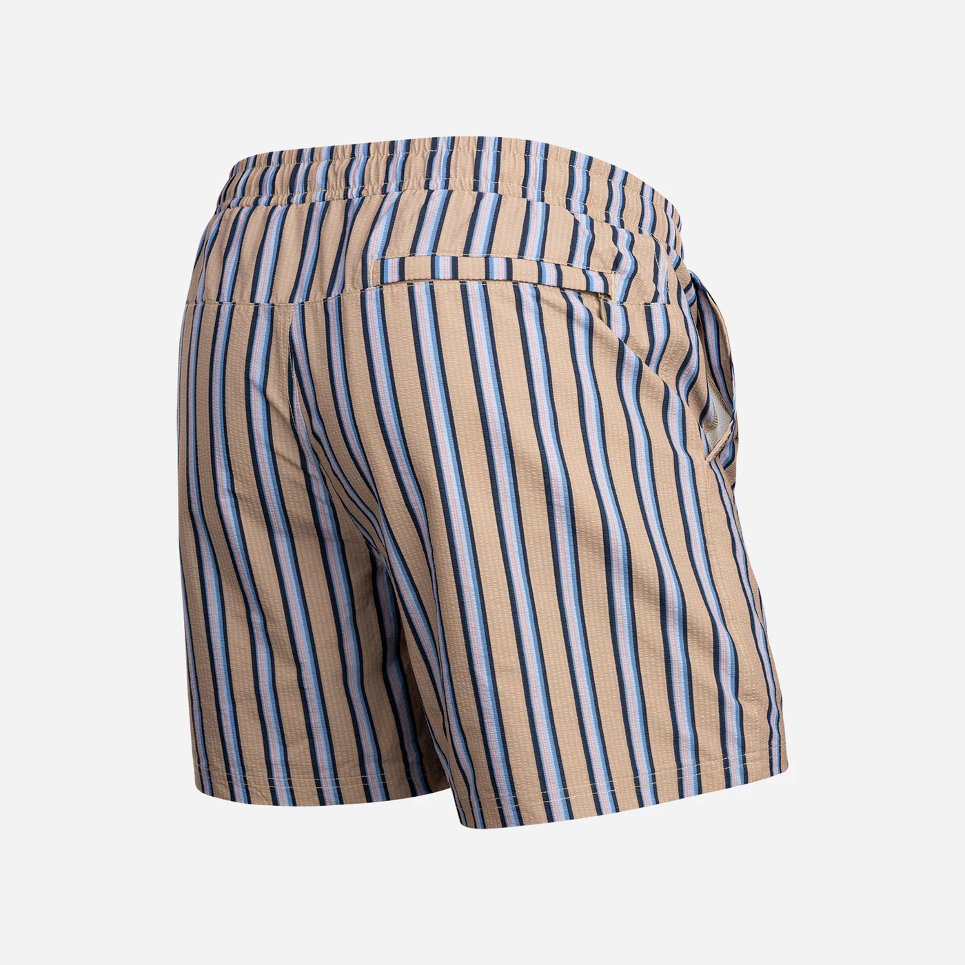 AGUA WAVE SWIM SHORT 2N1 - 5IN STRIPE-BEIGE - 2
