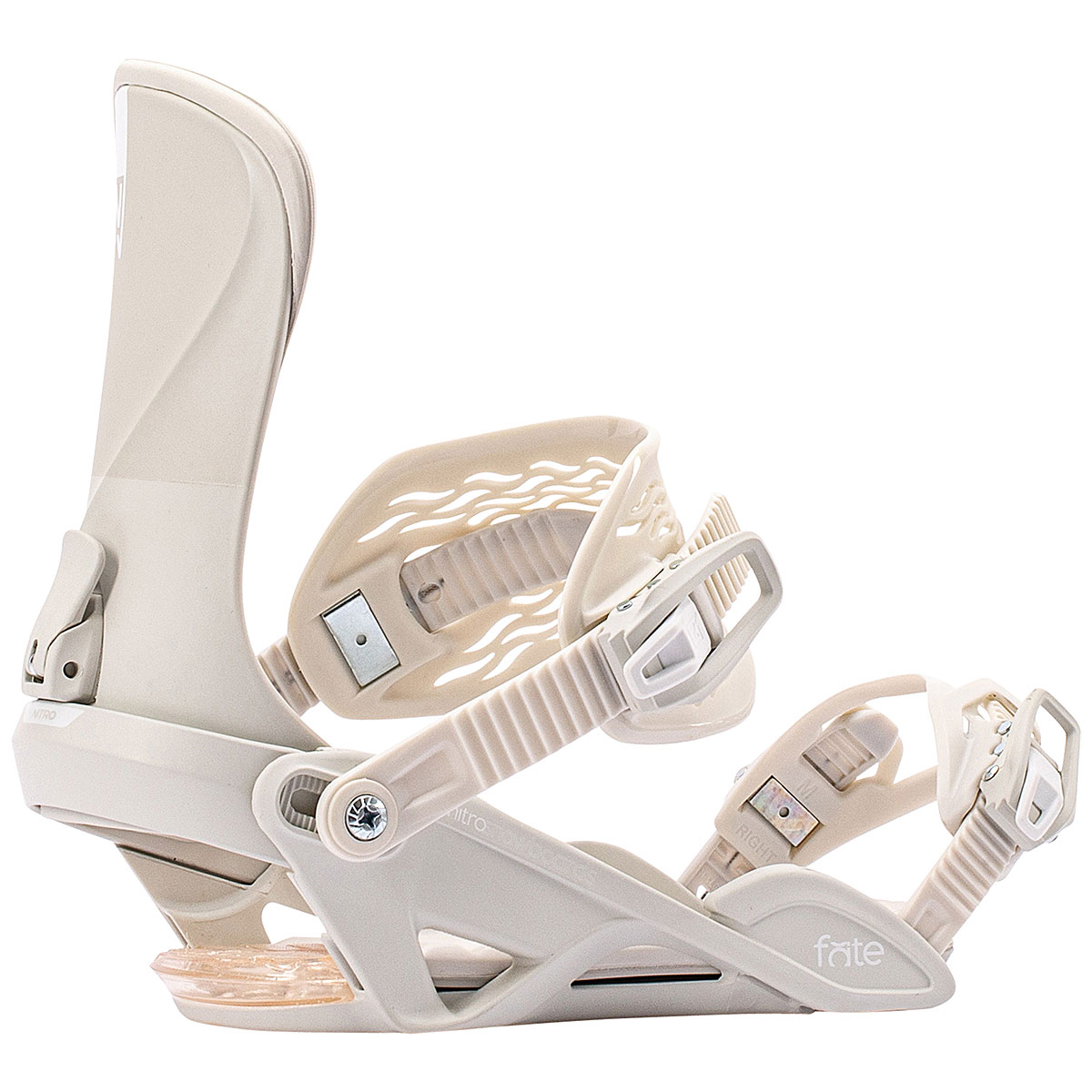 Nitro Snowboardbindning - Fate Off White
