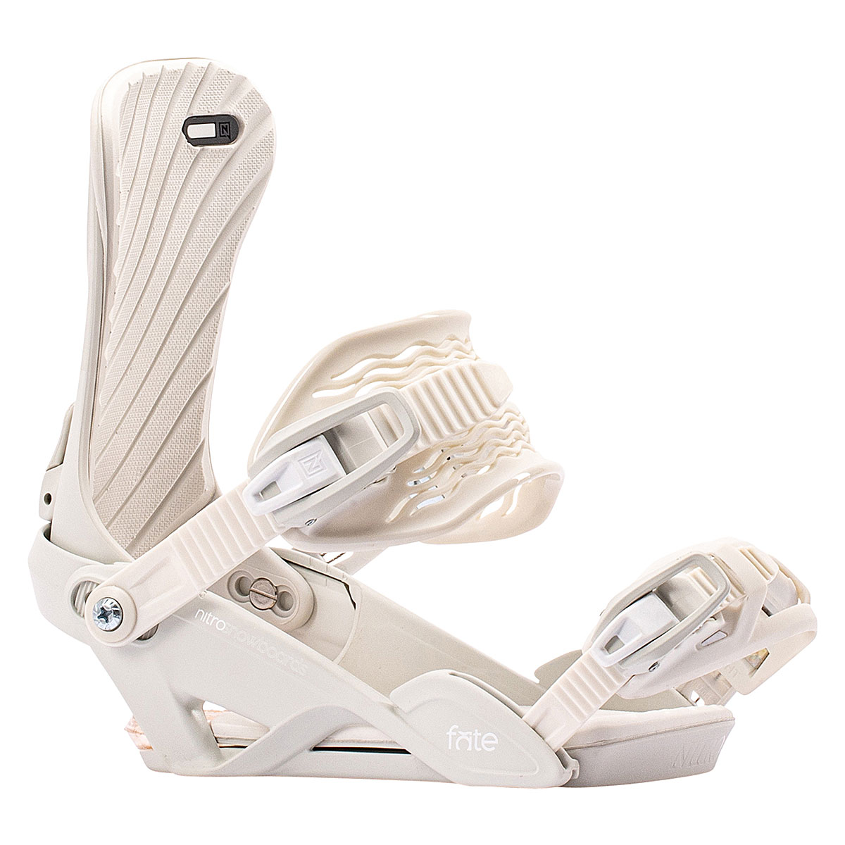 Nitro Snowboardbindning - Fate Off White - 2