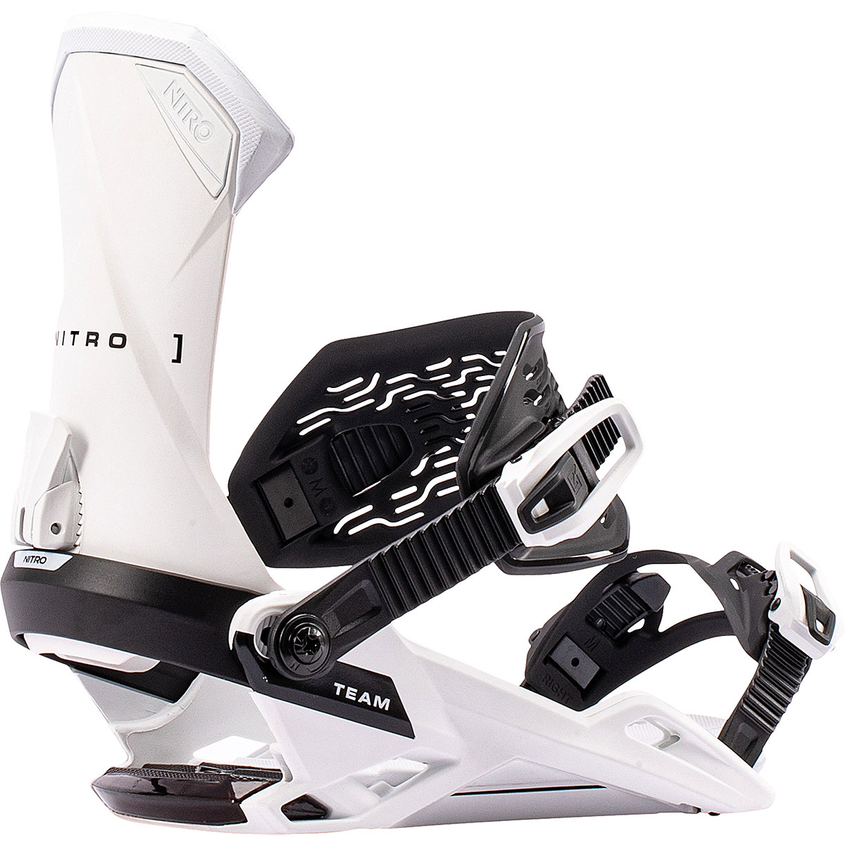 Nitro Snowboardbindning - Team White