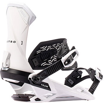 Nitro Snowboardbindning - Team White