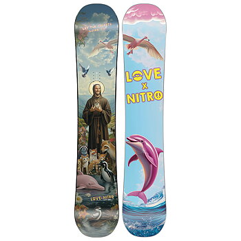 Nitro Snowboard - Cheap Thrills x Love 155