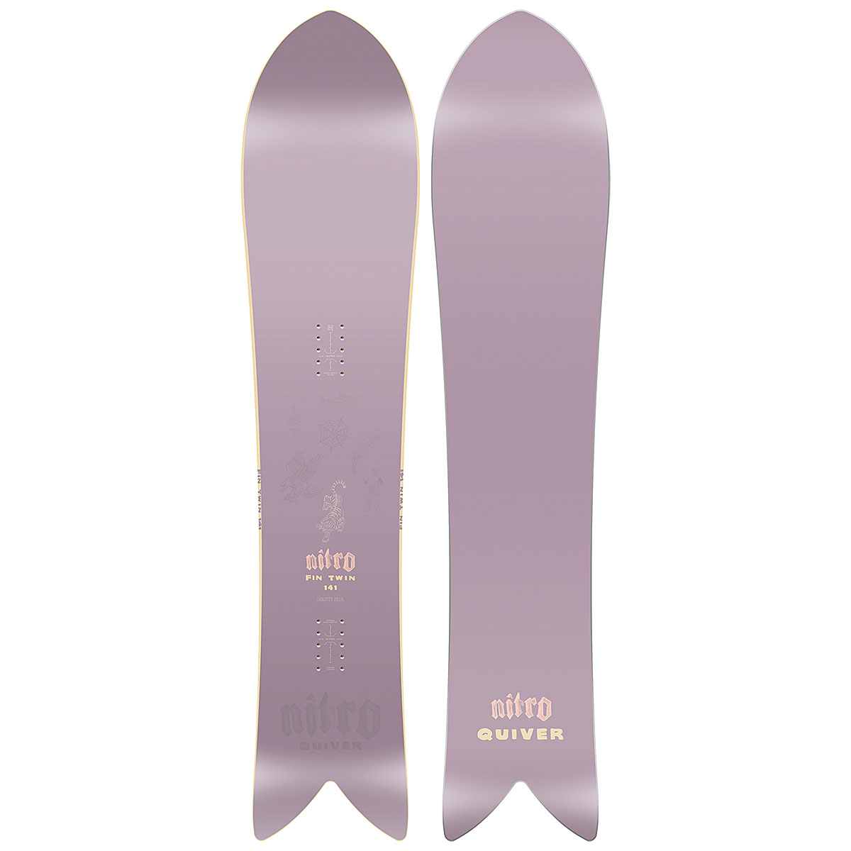 Nitro Snowboard - Quiver Fintwin 141