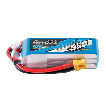 GensAce 550mAh 11.1V 80C 3S1P Lipo Battery Pack with XT30 Plug