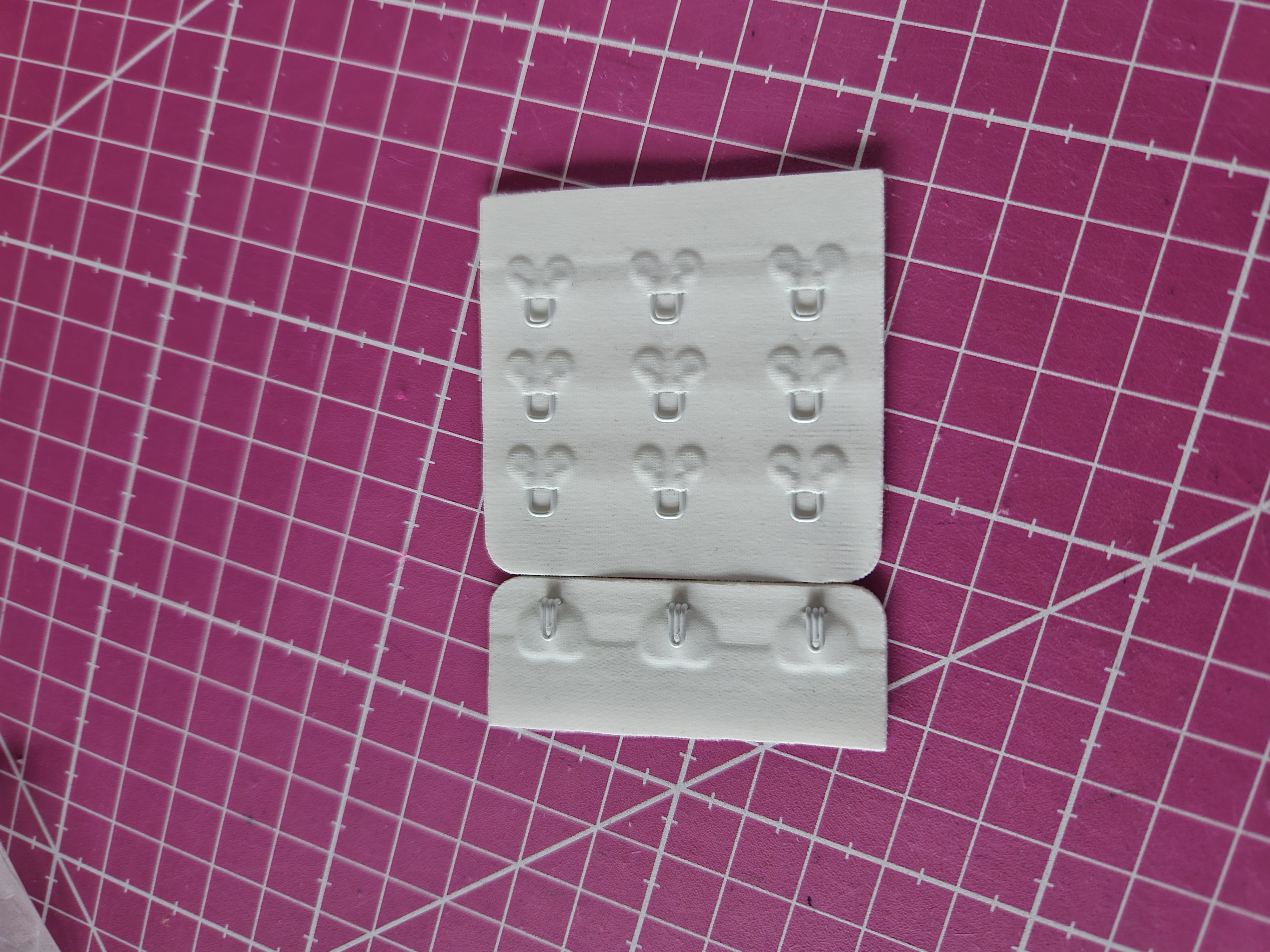 Sömlös Hyska & hake 3x3 - Vit - 2