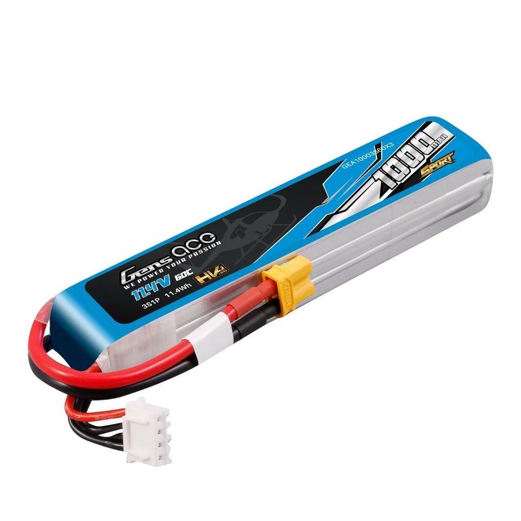 GensAce 1000mAh 3S 11.4V 60C Lipo Battery with XT30-plug ( F5J ) - 2