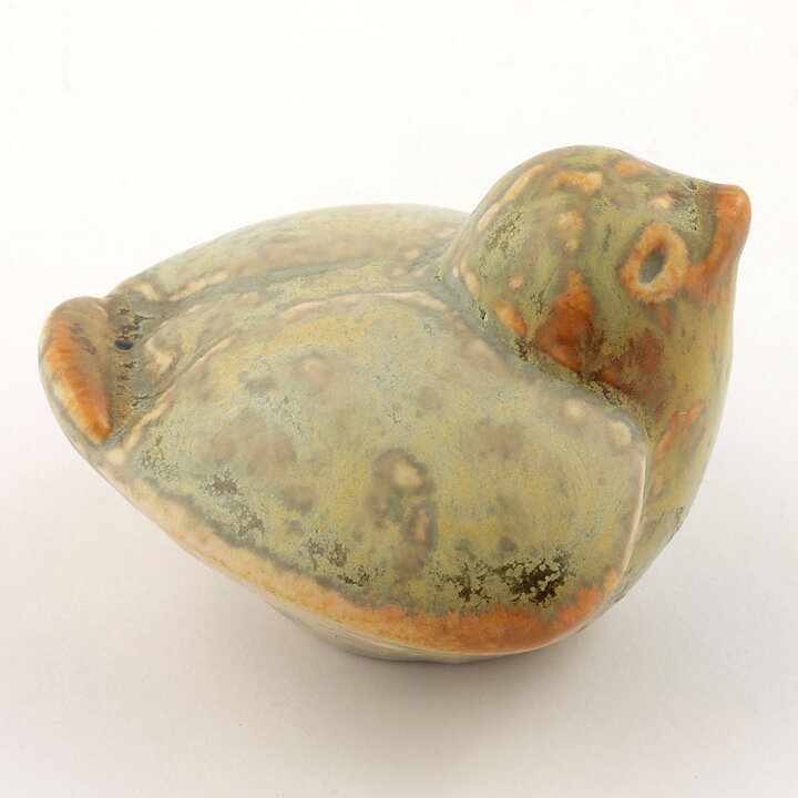 Josef Simon (1960s) Rounded Small Bird with Earthy Glaze 6 cm (3)