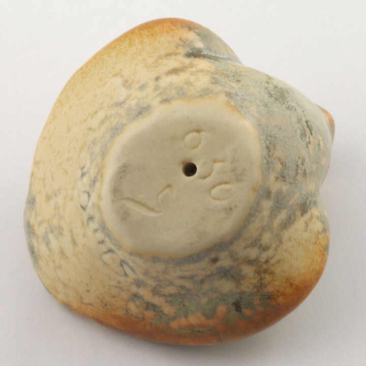 Josef Simon (1960s) Rounded Small Bird with Earthy Glaze 6 cm (3)
