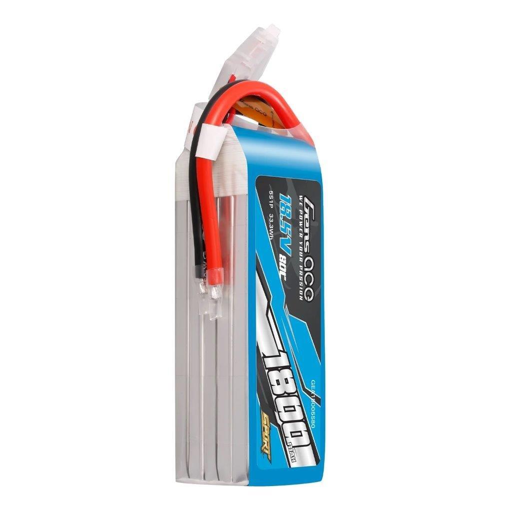 GensAce 1800mAh 5S 18.5V 80C Lipo Battery (F5B) - 4