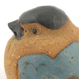 Gunnar Hansson (1960s) Swelling Stoneware  Bird 9 cm (5)