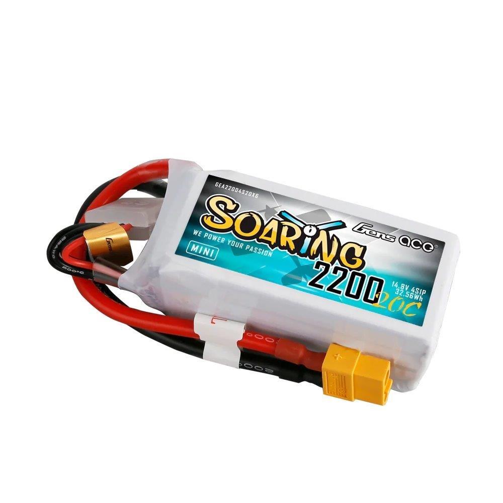 GensAce 2200mAh 4S 20C 14.8V LiPo Battery with XT60 Plug - 4