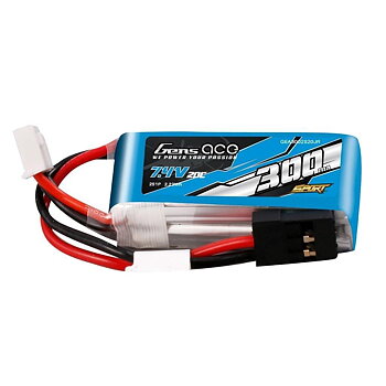 GensAce 300mAh 2S 7.4V 20C Lipo Battery (F3K)