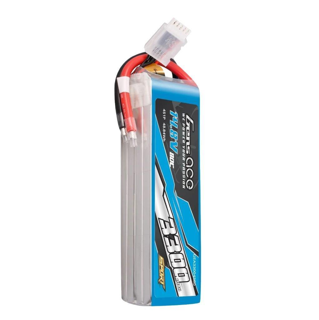 GensAce 3300mAh 4S 14.8V 80C Lipo Battery Pack ( F5B ) - 4