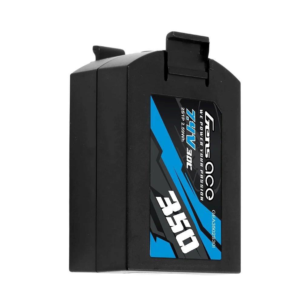GensAce 350mAh 7.4V 30C 2S1P Lipo Battery - 4