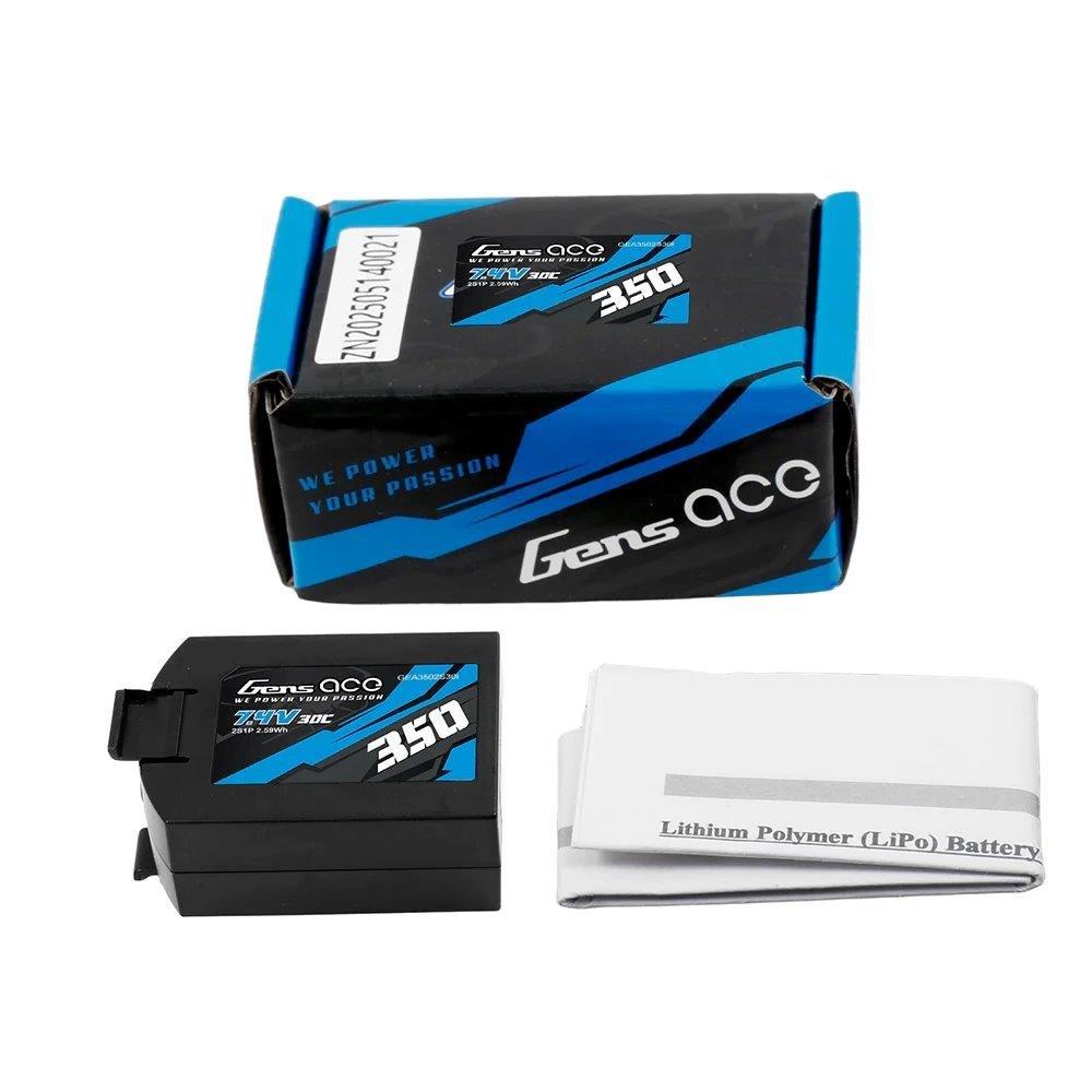 GensAce 350mAh 7.4V 30C 2S1P Lipo Battery - 5