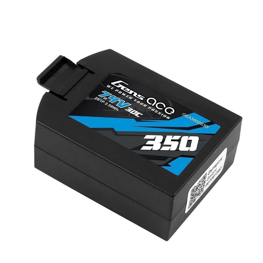 GensAce 350mAh 7.4V 30C 2S1P Lipo Battery - 3