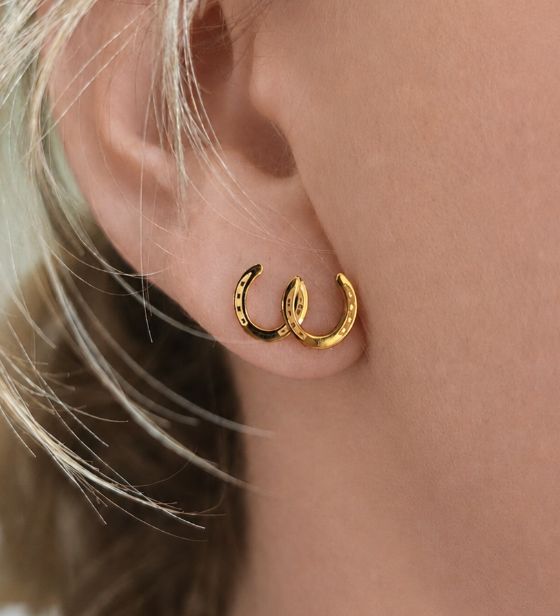 Small Horseshoes Gold - 2