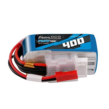 GensAce 400mAh 4S 14.8V 45C Lipo Battery with JST-SYP Plug