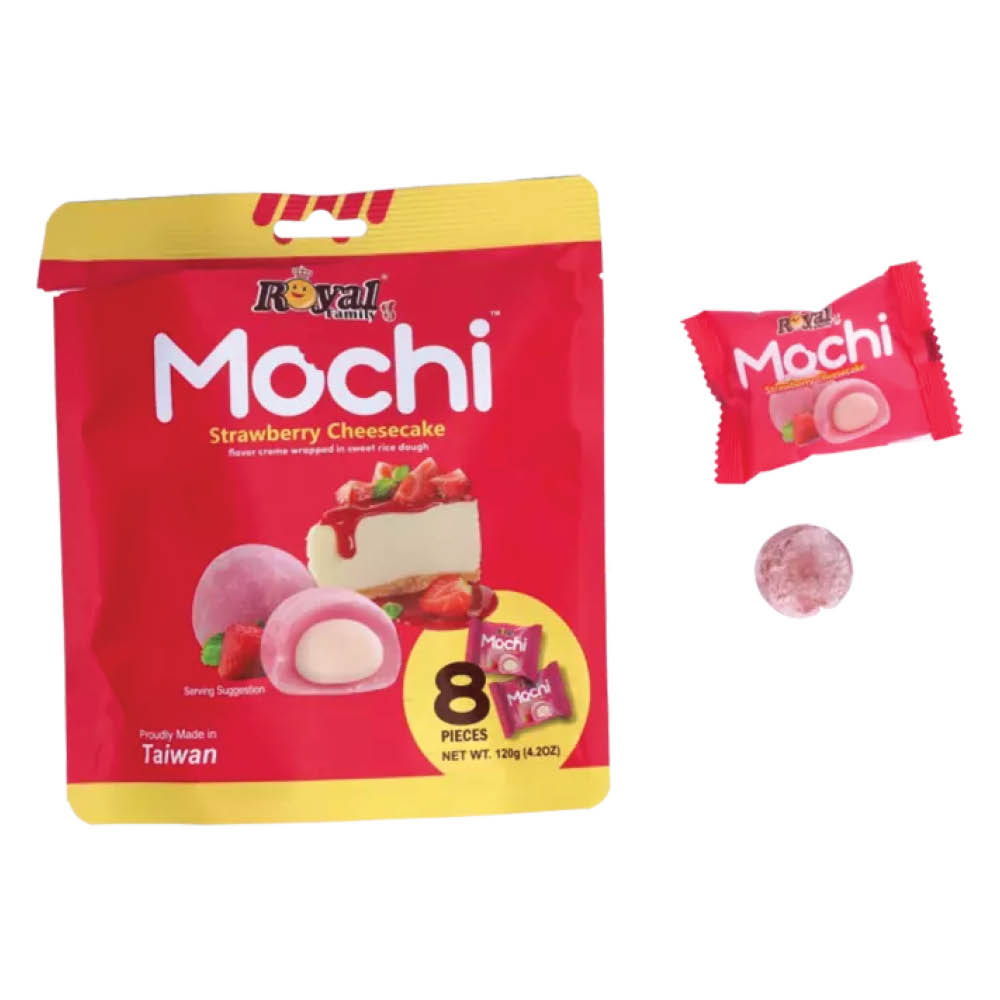 Royal Family Mochi Strawberry Cheesecake 120g - 2