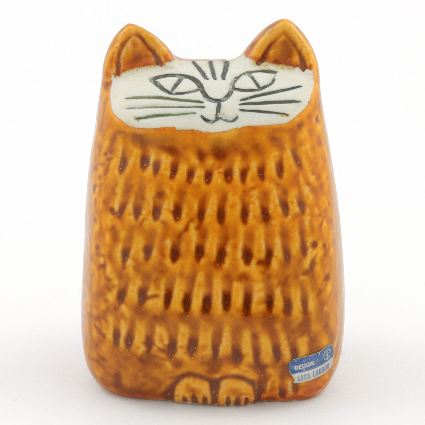 リサラーソン ネコ Liten Katt オレンジ 1965年 10cm (8)