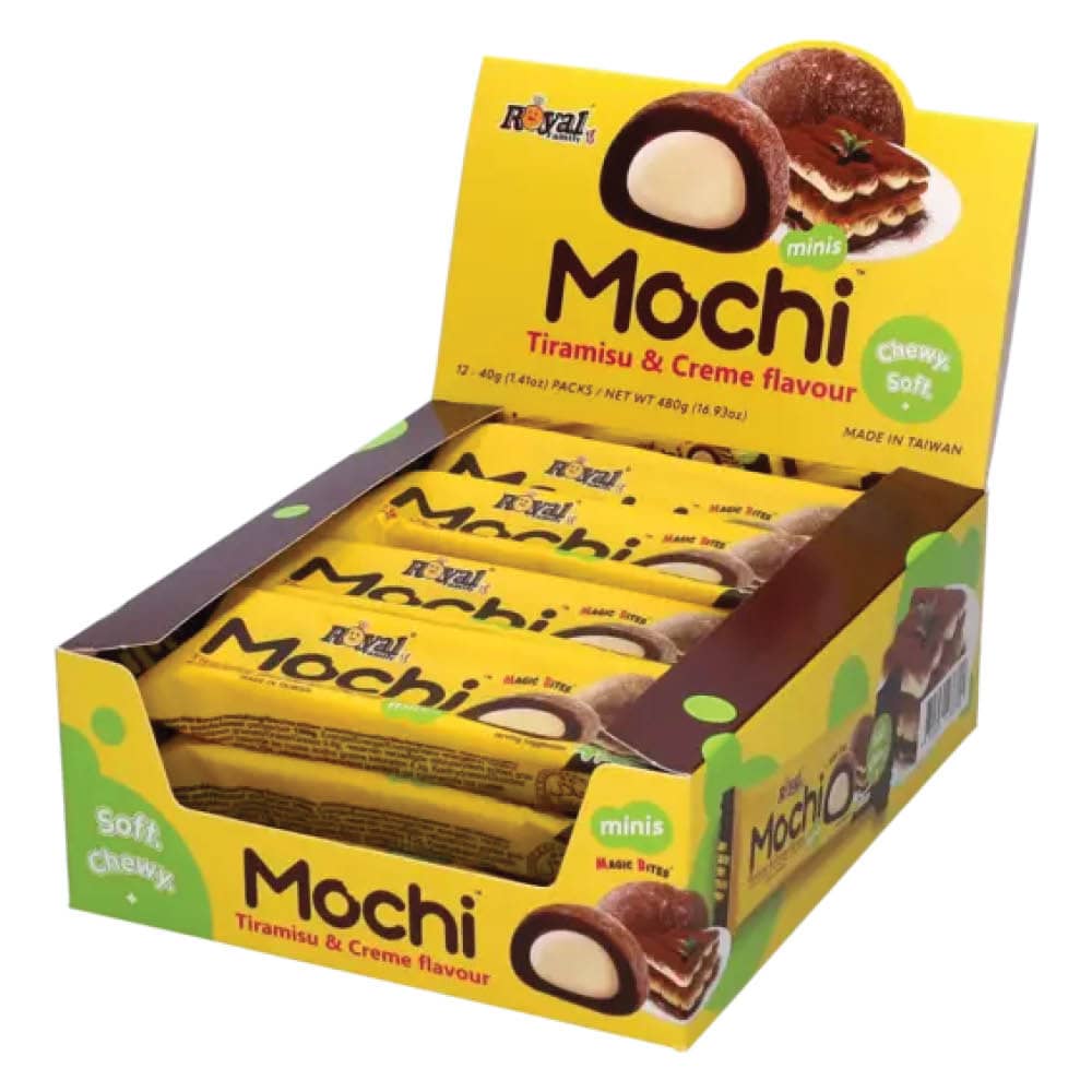 Royal Family Mochi Snack Pack Tiramisu & Cream 40g - 4