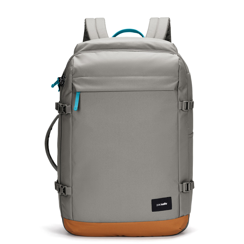 Stöldsäker reseryggsäck - PACSAFE GO 44L anti-theft carry on backpack Stone - 5