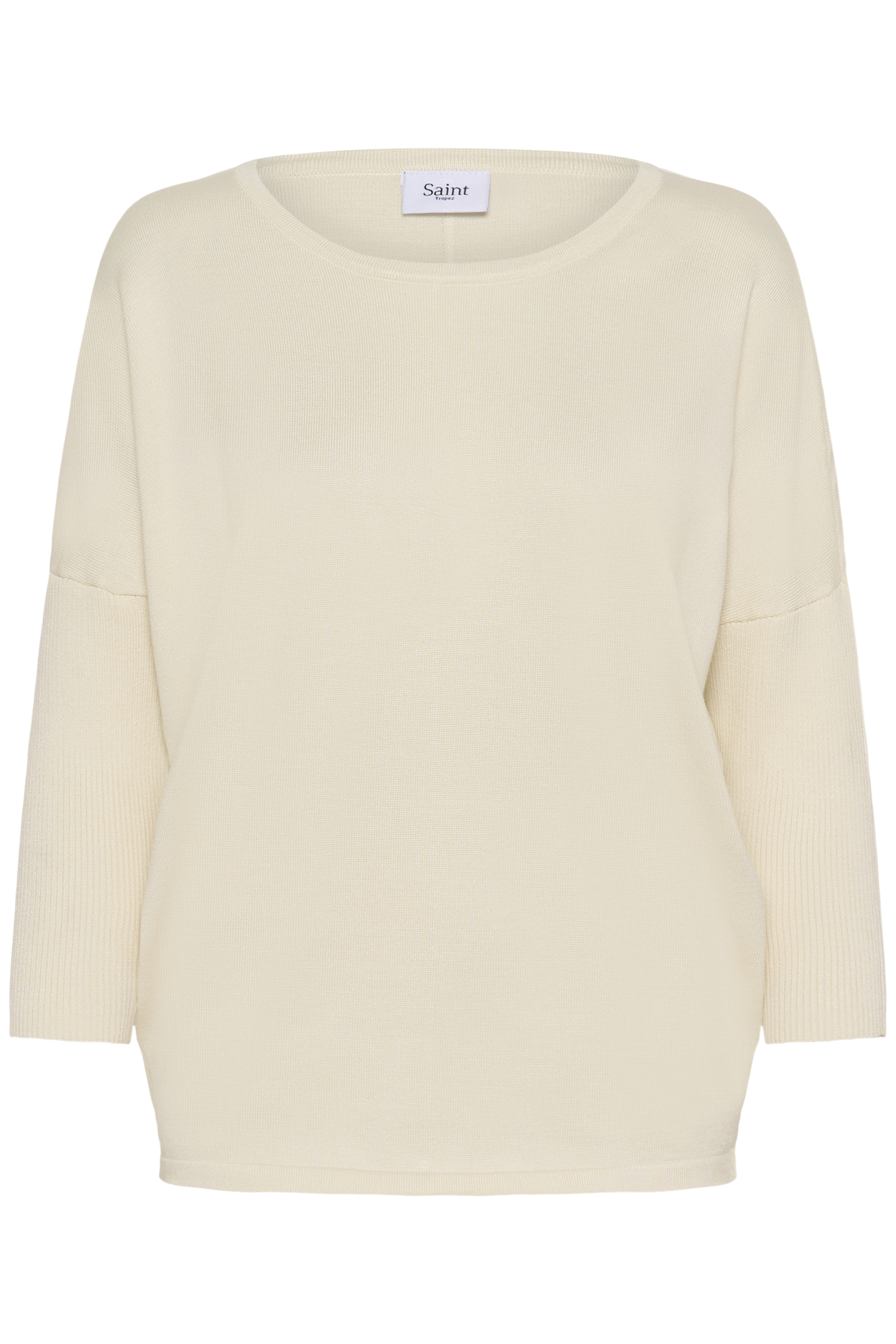 MilaSZ R-Neck Pullover Seedpearl Melange