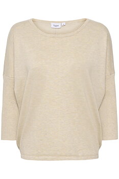 MilaSZ R-Neck Pullover Jojoba Melange
