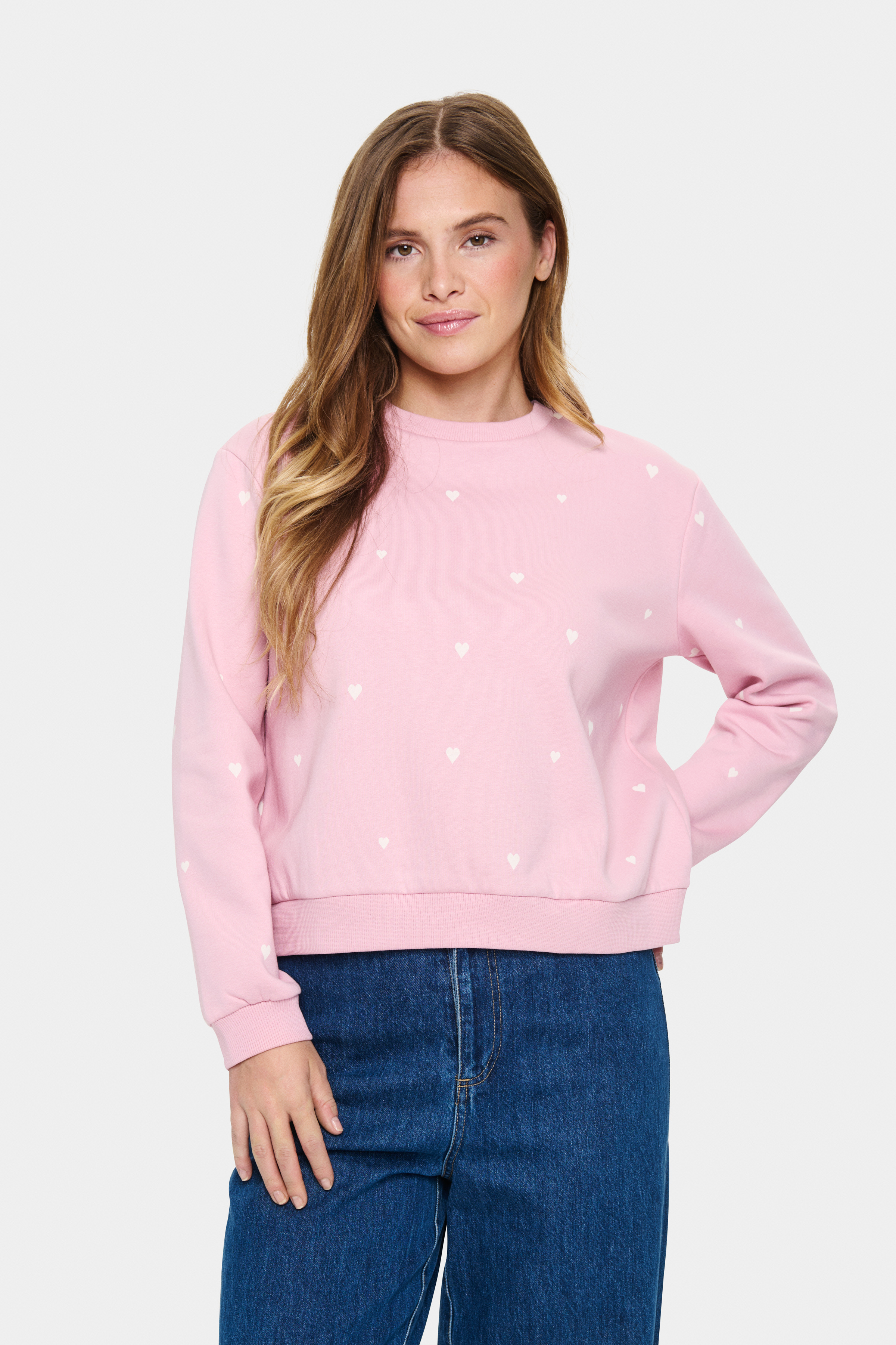 DagnaSZ Sweatshirt Pink Nectar Ice Harts - 5