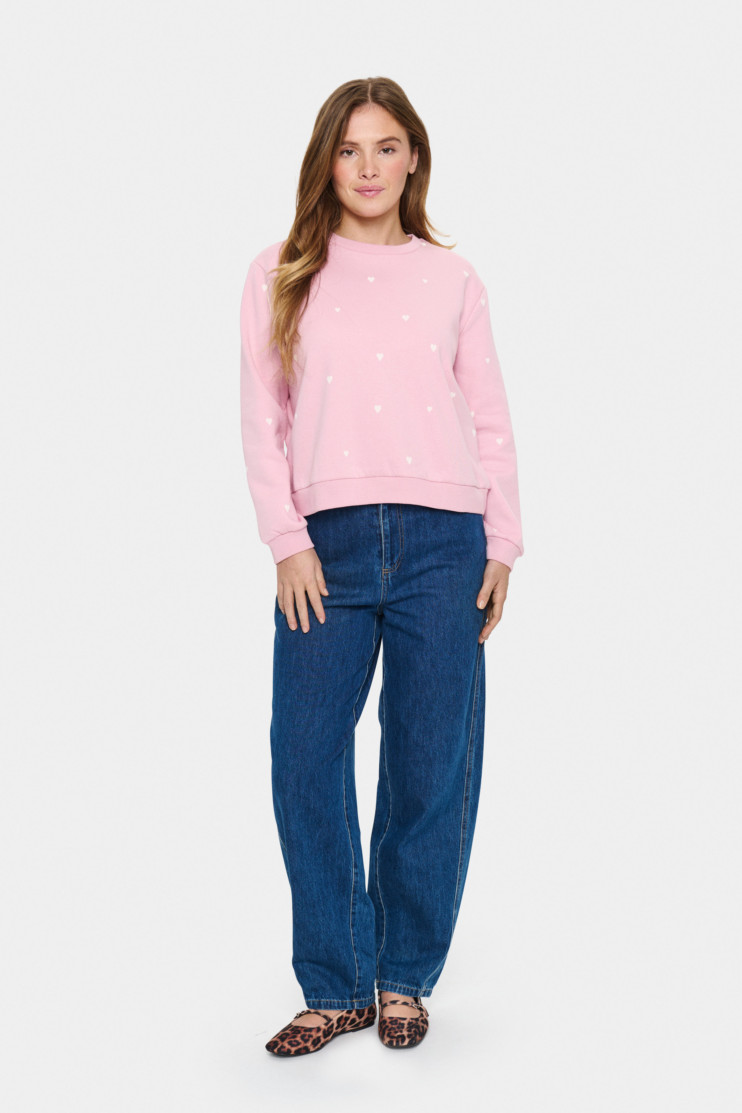 DagnaSZ Sweatshirt Pink Nectar Ice Harts - 4