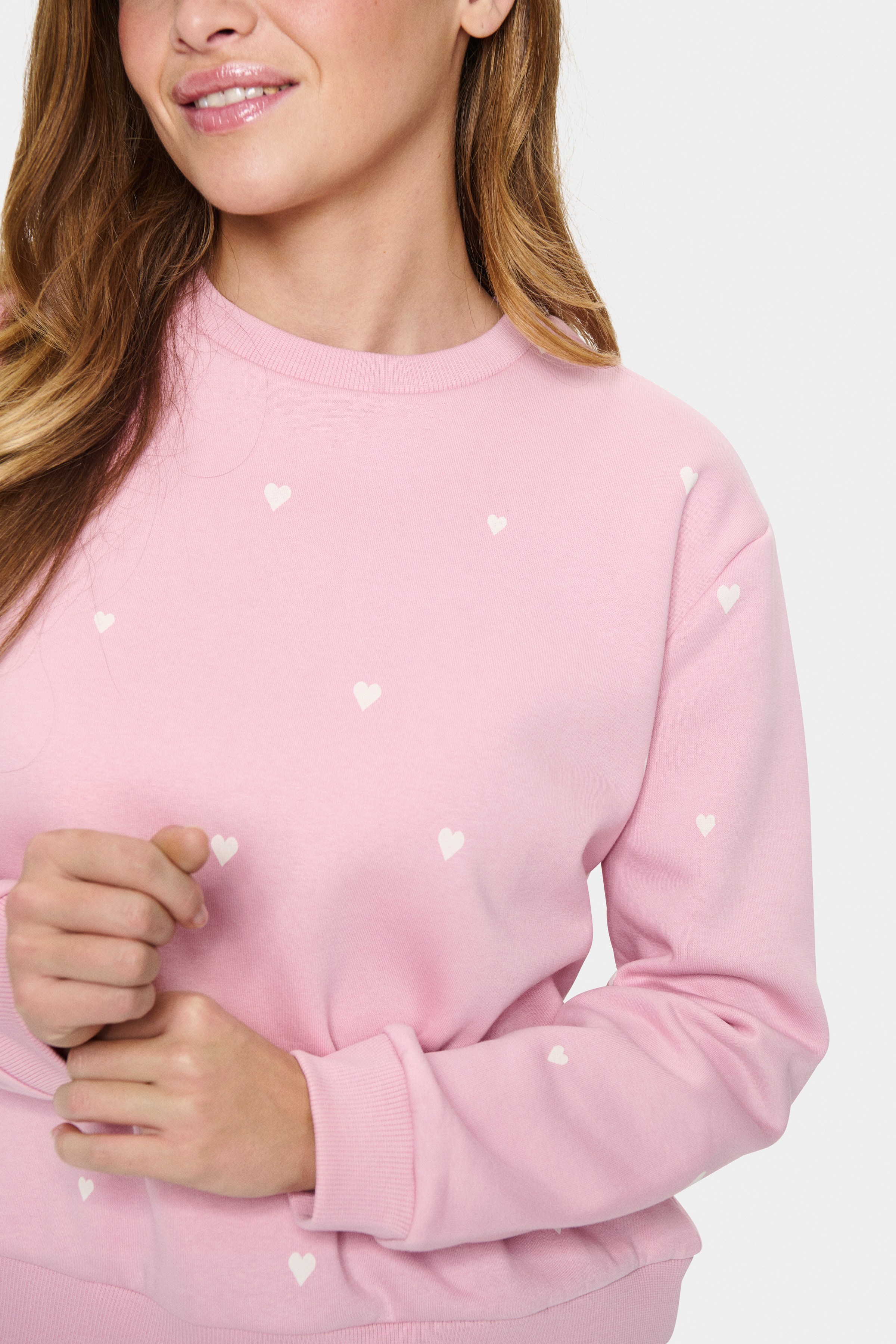 DagnaSZ Sweatshirt Pink Nectar Ice Harts - 3