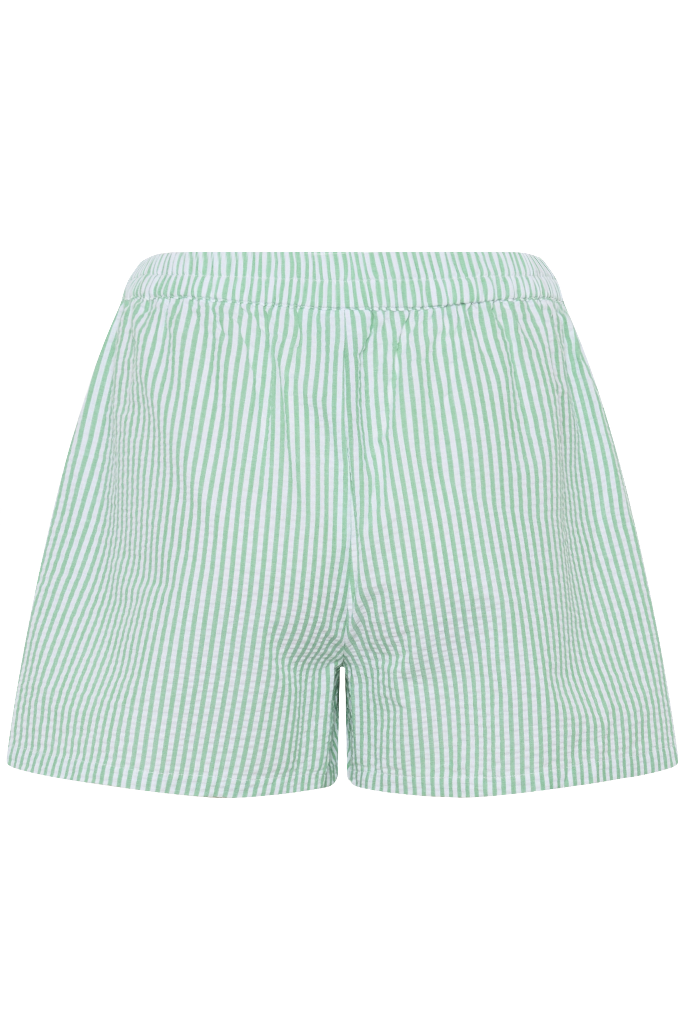 ElmikoSZ Shorts Pistachio Green White Stripe - 2