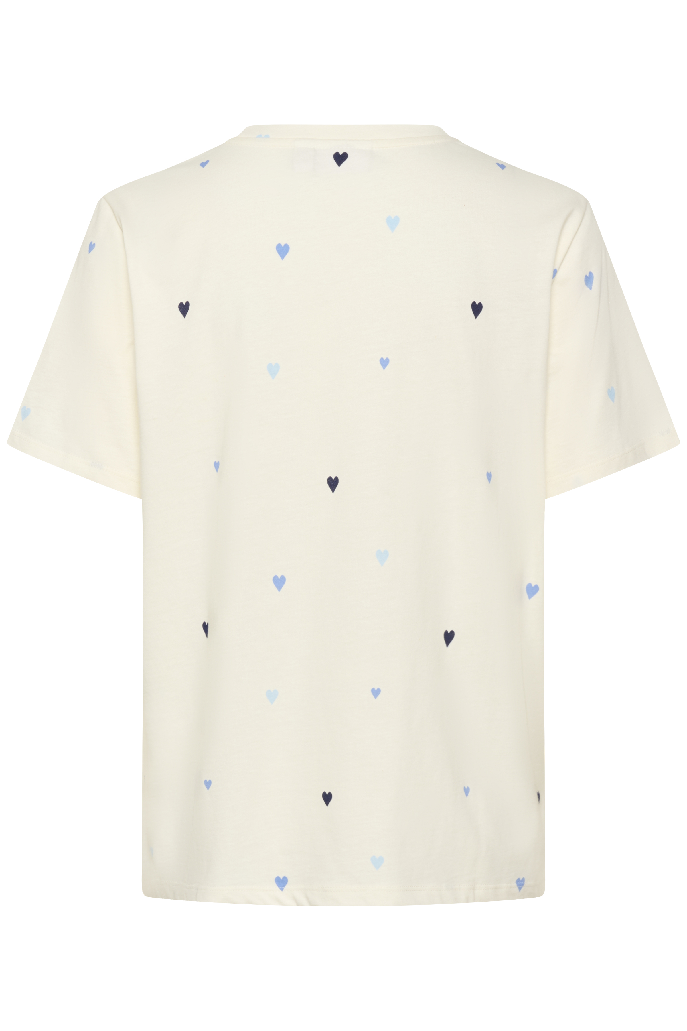 Johanna T-Shirt Ice Blue Multi un Hearts - 2