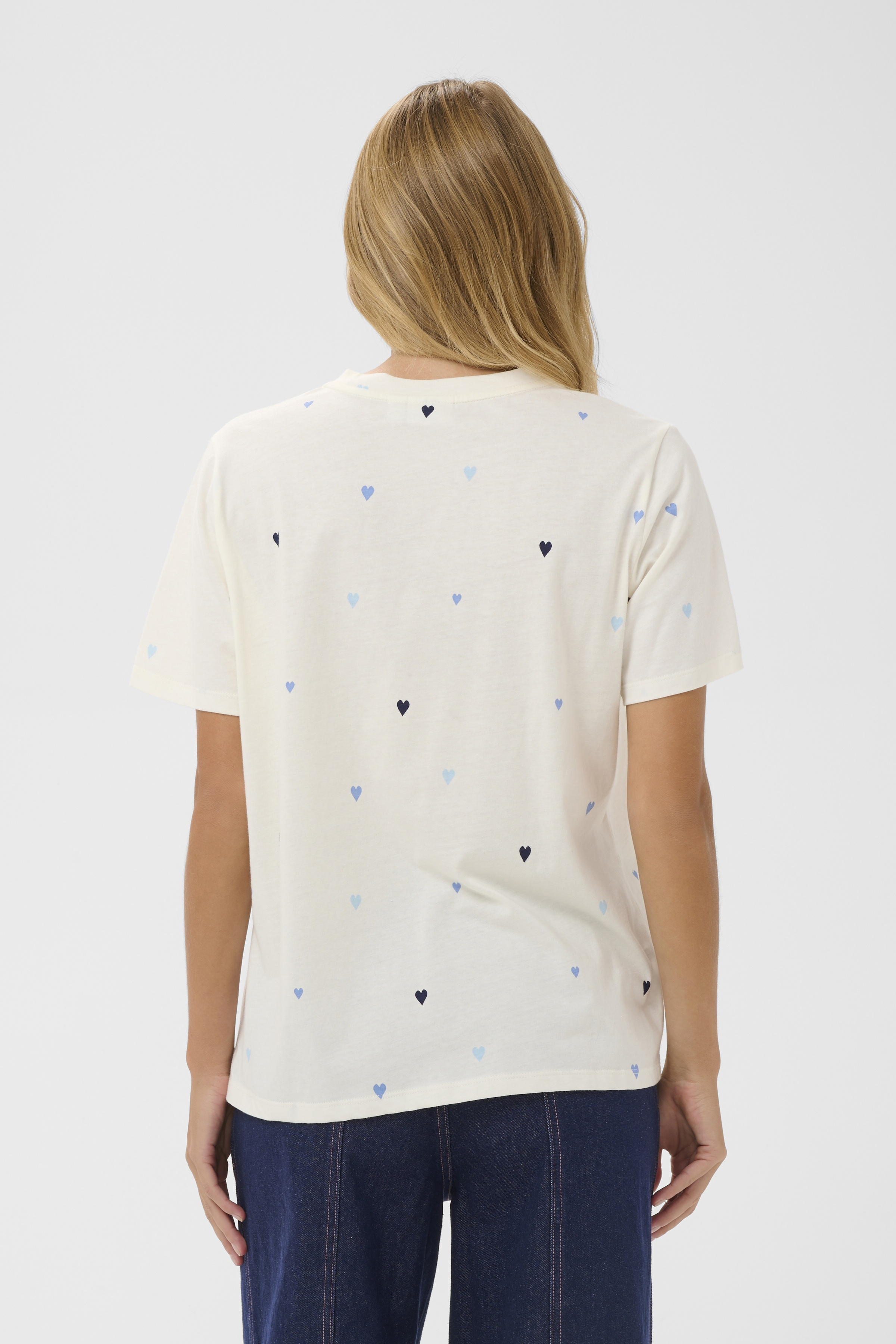 Johanna T-Shirt Ice Blue Multi un Hearts - 5