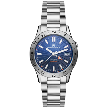 36 Sjöö Sandström Royal Steel Worldtimer Limited Edition SAS 80 Years 36, 26.200:-