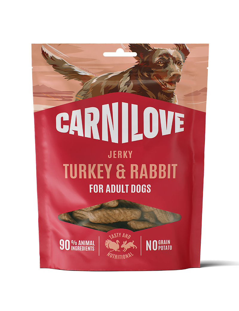 Carnilove Dog Jerky Turkey & Rabbit 100 g