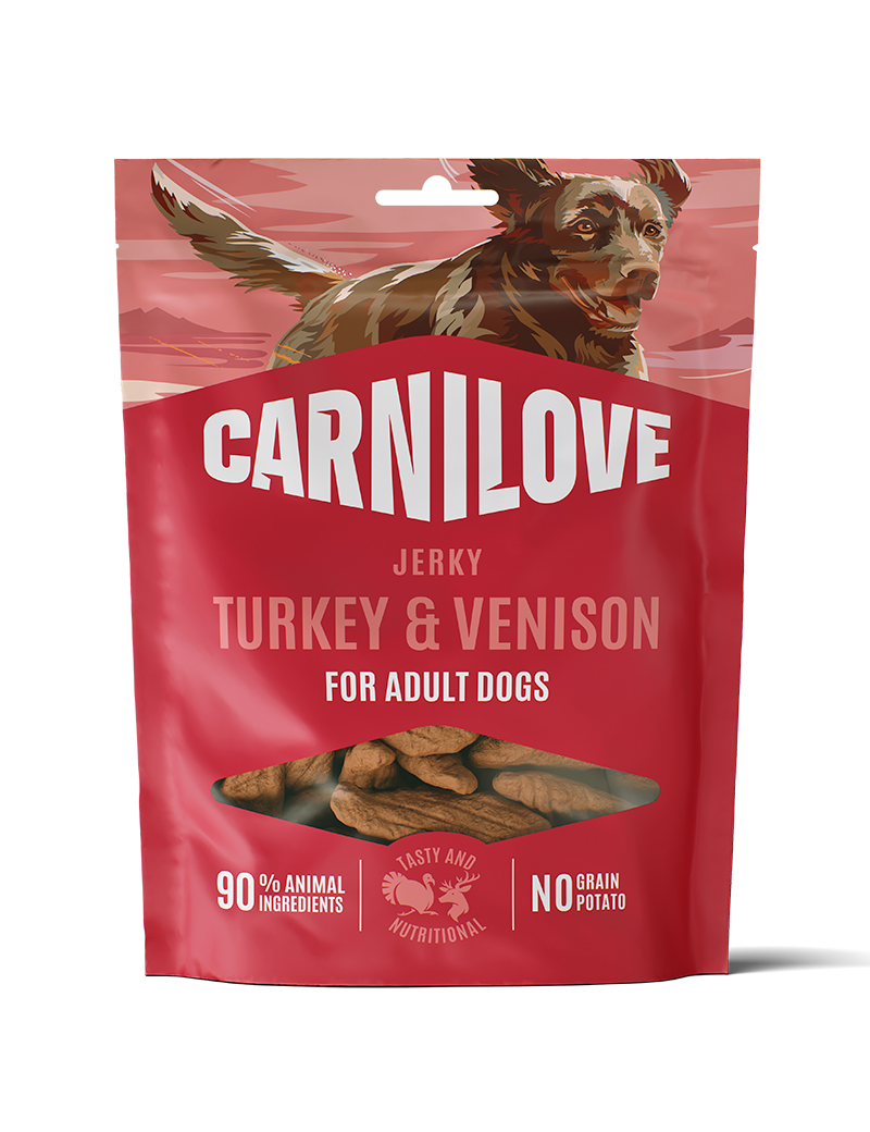 Carnilove Dog Jerky Turkey with Venison 100 g