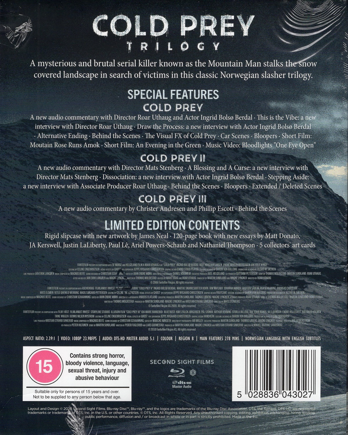 Cold Prey Trilogy (Limited Edition) (ej svensk text) (Blu-ray) - 2