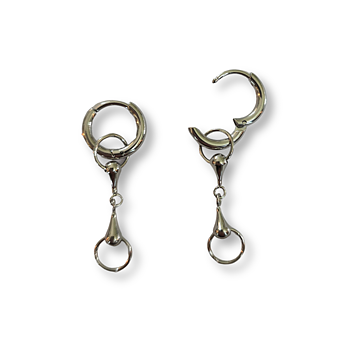 Bit Earrings Silver