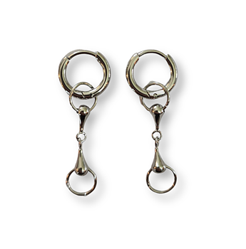 Bit Earrings Silver