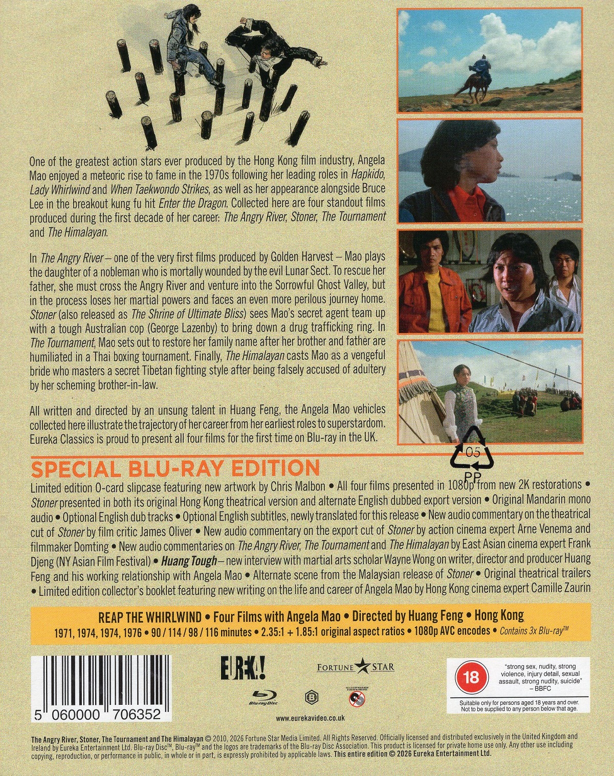 Reap The Whirlwind : Four Films with Angela Mao (Limited Edition) (ej svensk text) (Blu-ray) - 2