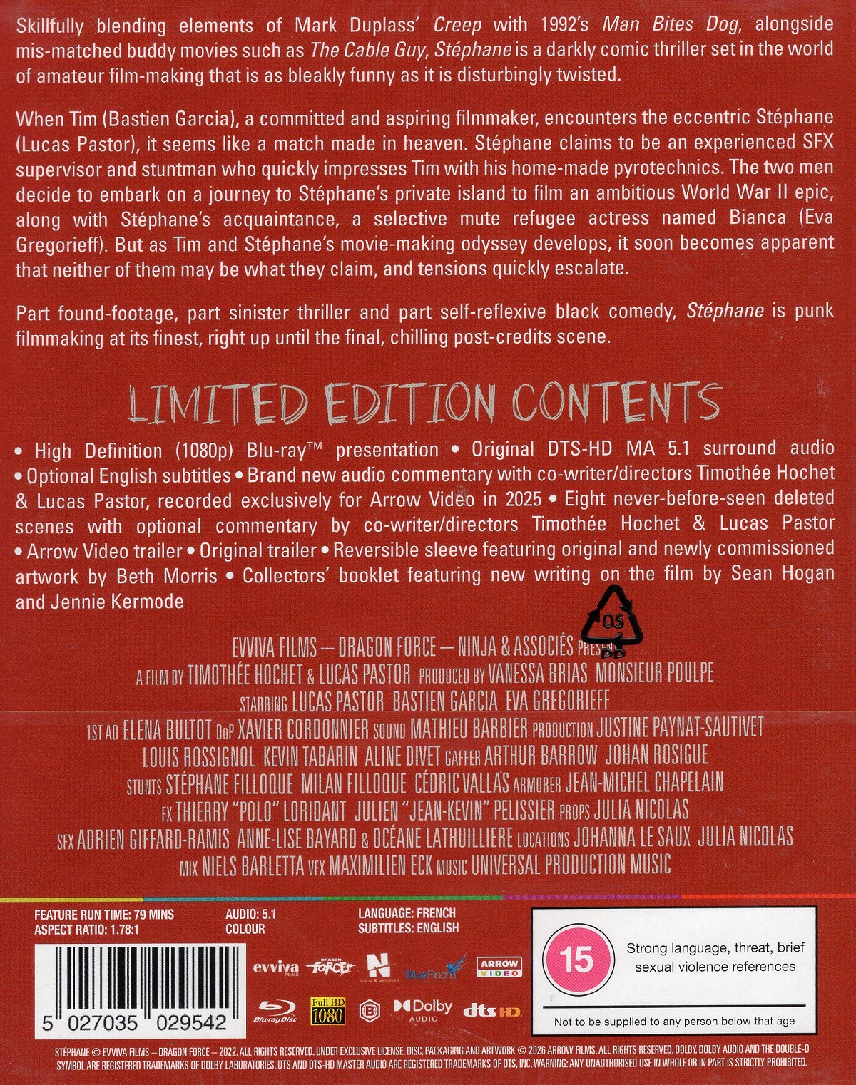 Stéphane (Limited Edition) (ej svensk text) (Blu-ray) - 2