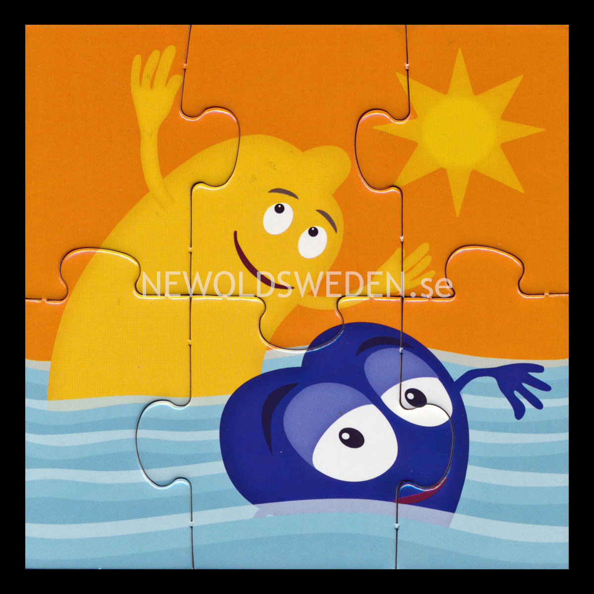 BIBBI OCH DODDO - PUZZLE 1 - BABBLARNA - 100 x 100 x 2.5  mm - PU12