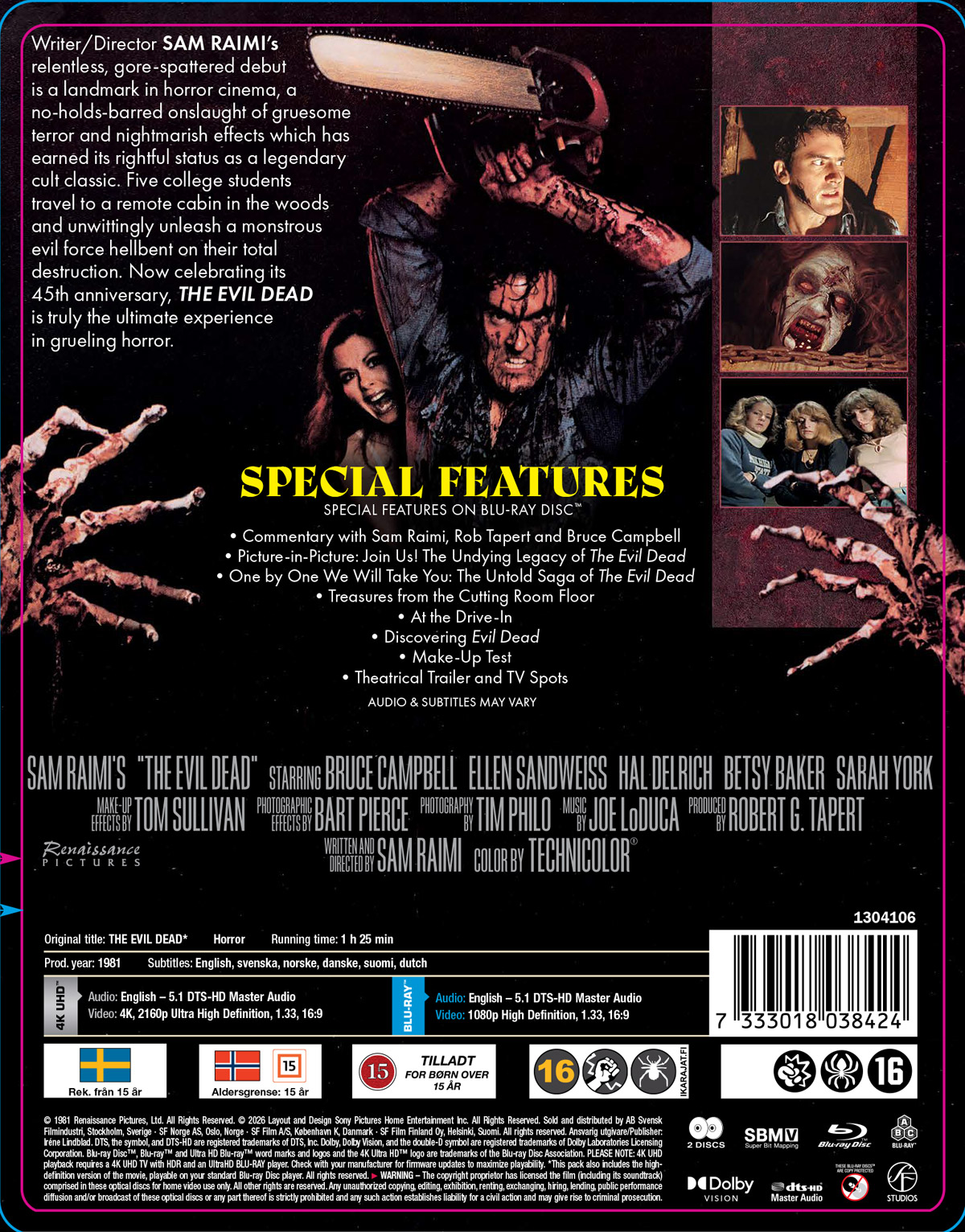 Evil Dead (Limited Edition Steelbook) (4K Ultra HD + Blu-ray) - 2
