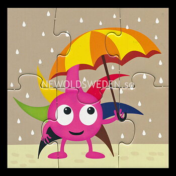 DIDDI - PUZZLE 3 - BABBLARNA - 100 x 100 x 2.5  mm - PU12