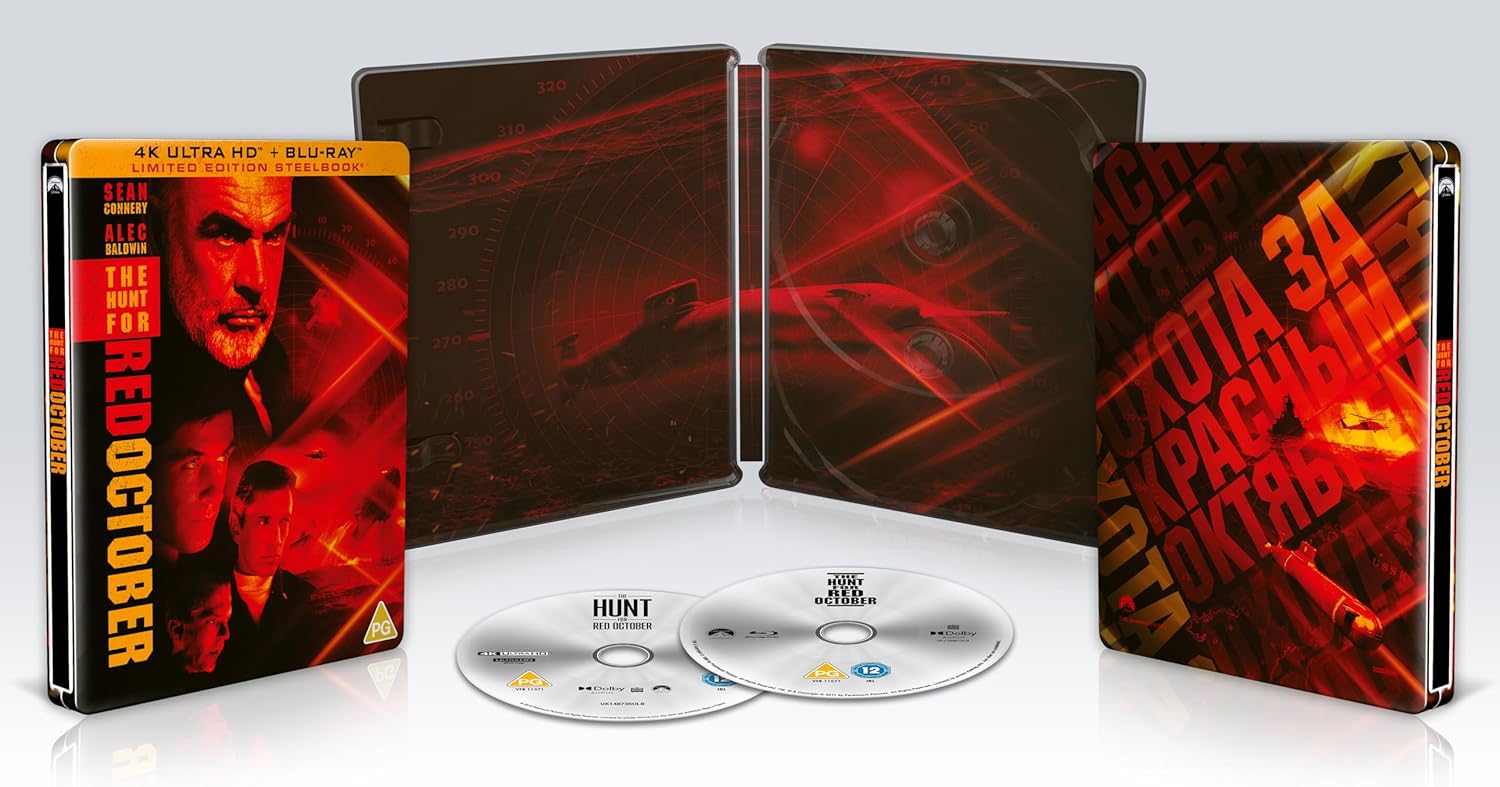 Jakten På Röd Oktober (Limited Edition Steelbook) (4K Ultra HD + Blu-ray) - 2