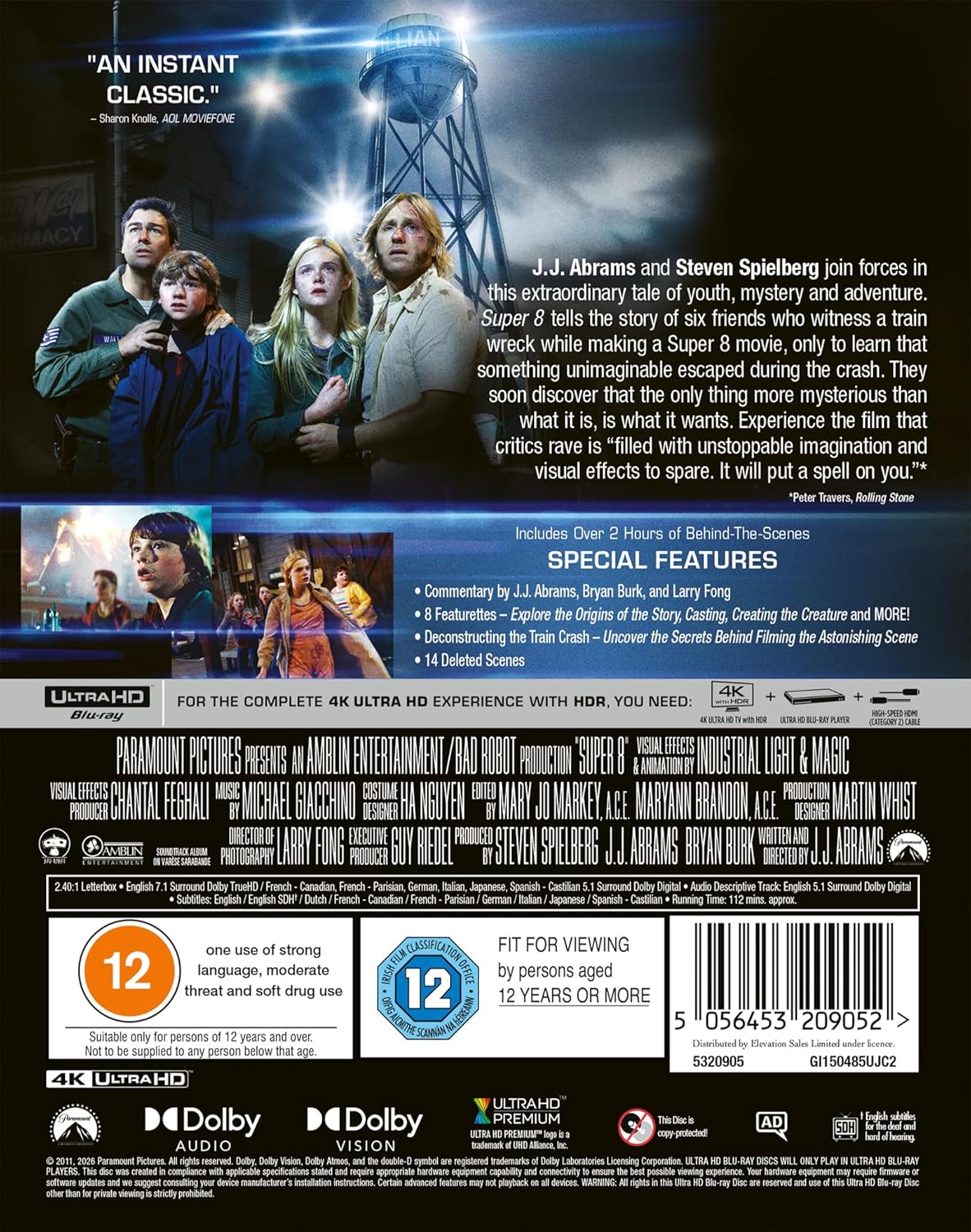 Super 8 (2011) (Limited Edition Steelbook) (ej svensk text) (4K Ultra HD) - 2