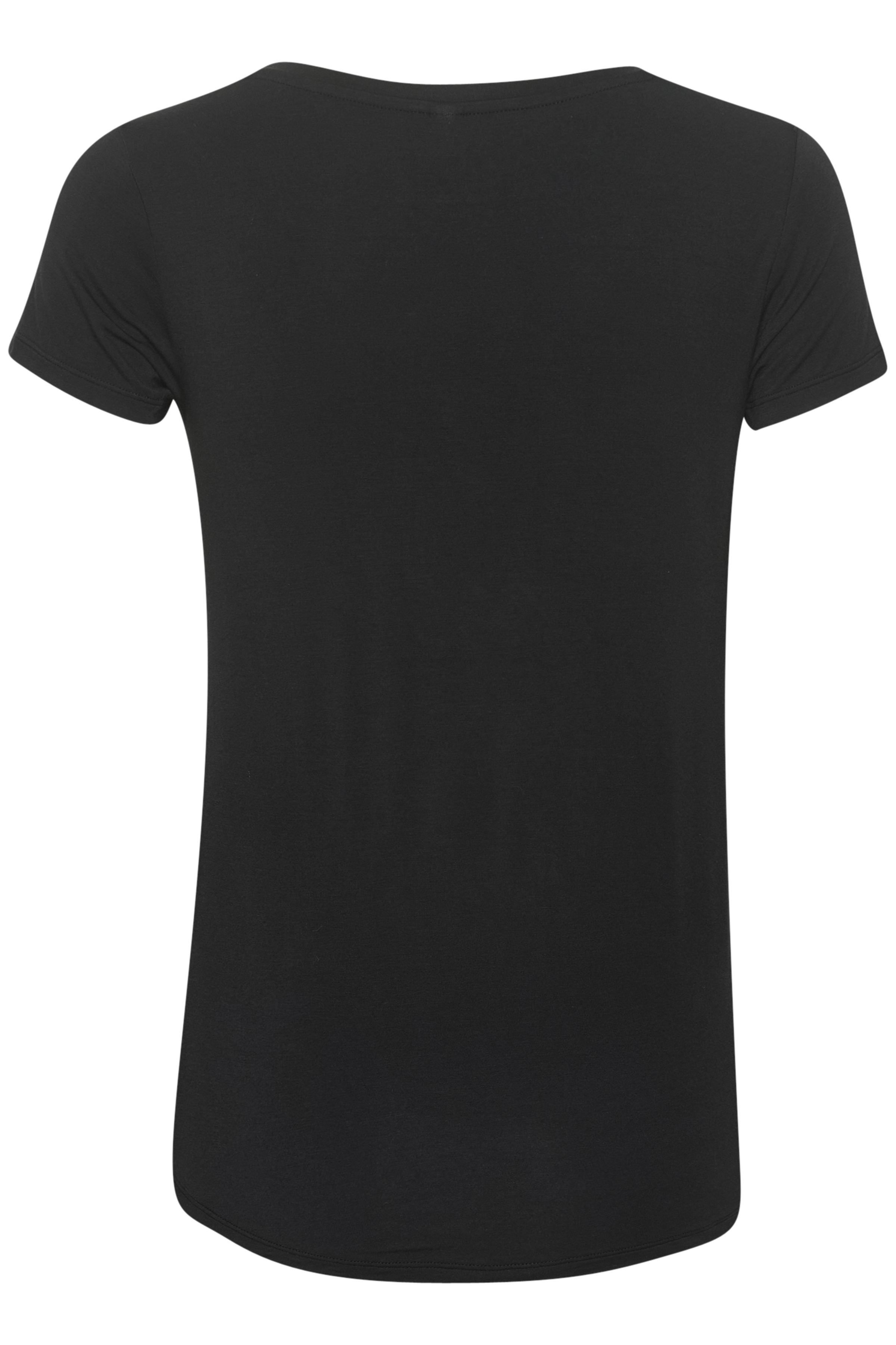 CUpoppy V-neck T-Shirt Black - 2