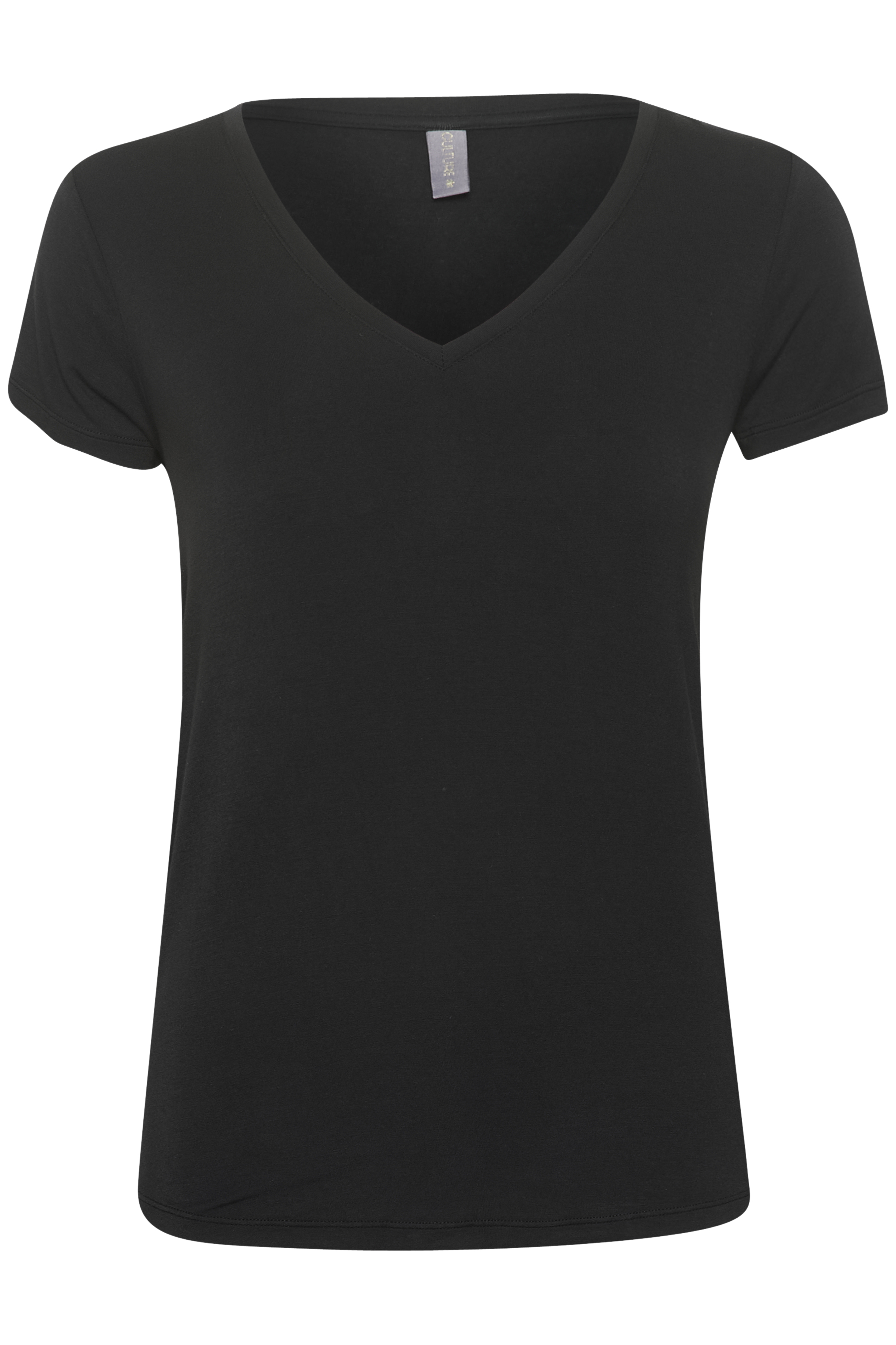 CUpoppy V-neck T-Shirt Black
